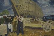 George Bellows Builders of Ships oil painting artist